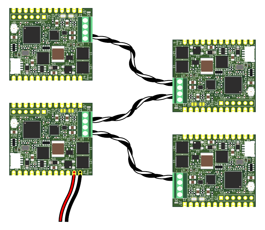 Basic ManT1S system topology diagram