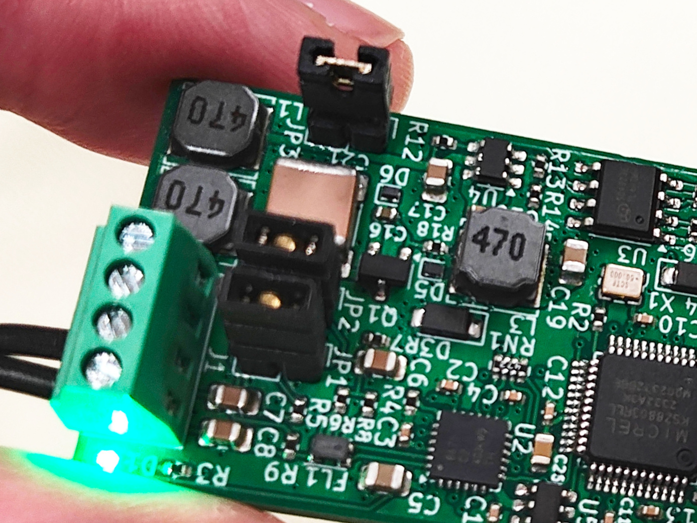 ManT1S-Bridge termination jumpers