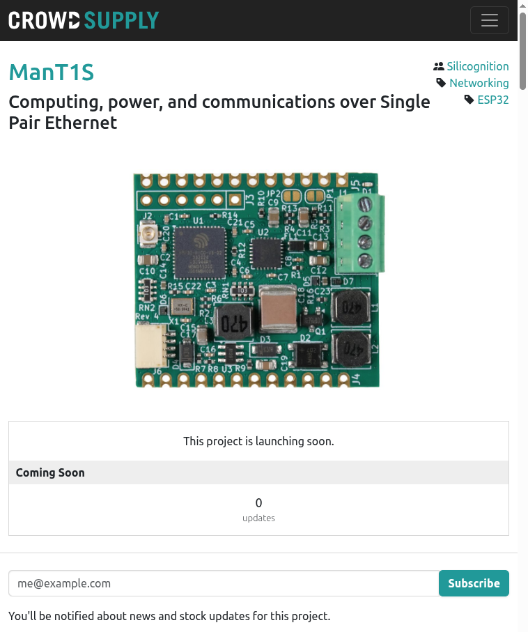 ManT1S campaign link